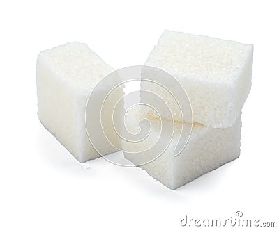 Sugar cubes Stock Photo