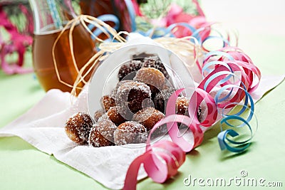 Sugar donuts Stock Photo