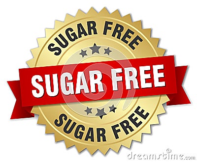 sugar free Vector Illustration