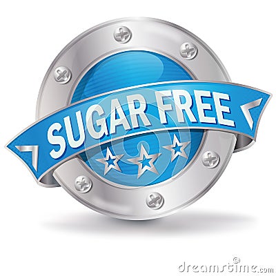 Sugar free Vector Illustration