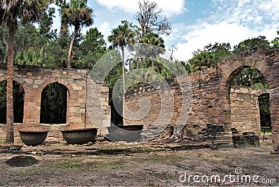Sugar Mill Ruins Stock Photo