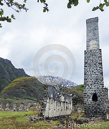 Sugar Mill Ruins Stock Photo