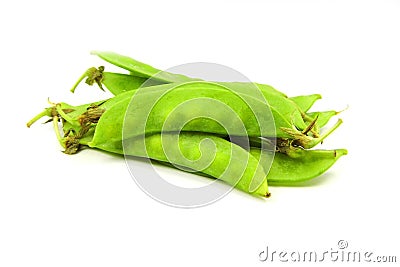 Sugar Pea, snow pea Stock Photo