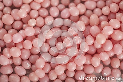 Sugar pink sprinkle dots as a background Stock Photo