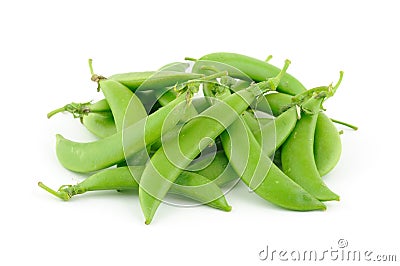 Sugar snap peas Stock Photo