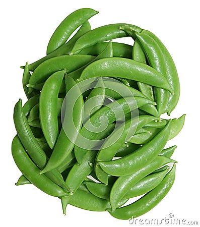 Sugar snap peas Stock Photo