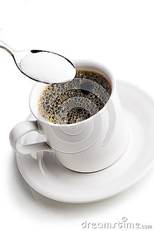 Sugar with your coffee? Stock Photo