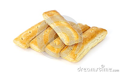 Sugared pastry puff cookies Stock Photo