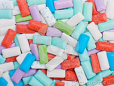 Sugarfree chewing gum Stock Photo