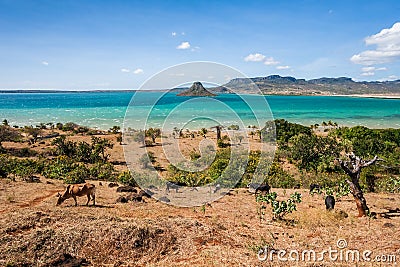 The sugarloaf of Antsiranana bay Stock Photo