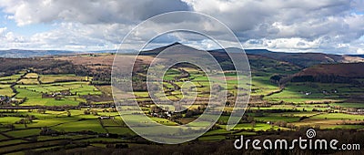 Sugarloaf Mountain Wales Stock Photo