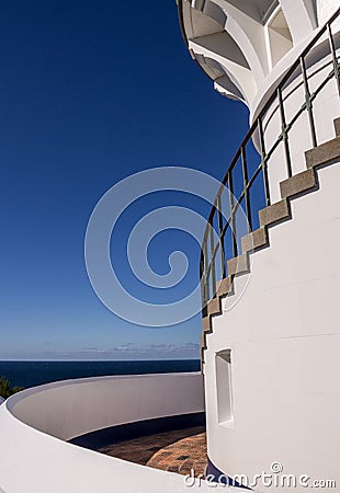 Sugarloaf Point Lighthouse in Seal Rocks, Australia Stock Photo