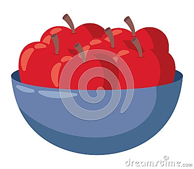 suhoor apples fruit Cartoon Illustration