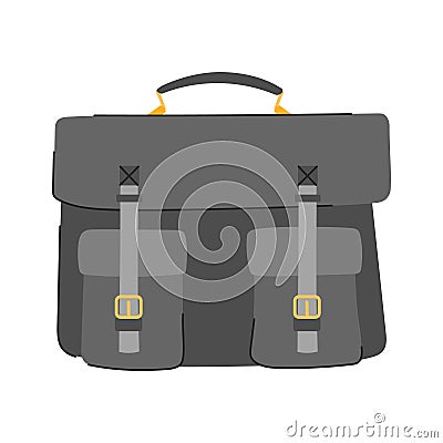 suit briefcase for men cartoon vector illustration Vector Illustration