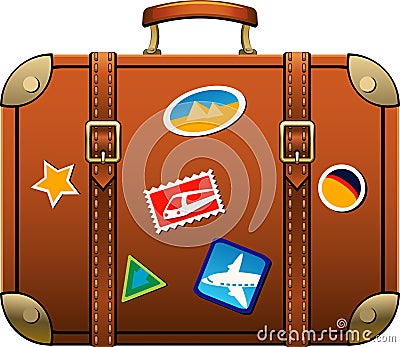 Suitcase Vector Illustration