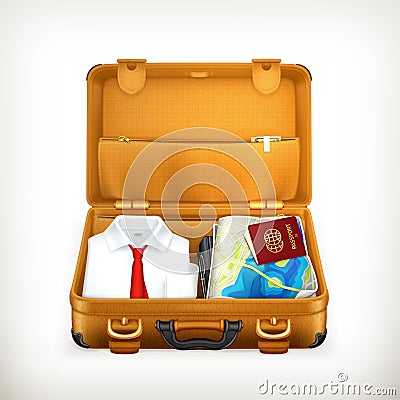 Suitcase Vector Illustration