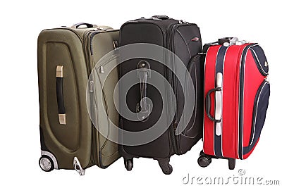 Suitcase luggage Stock Photo