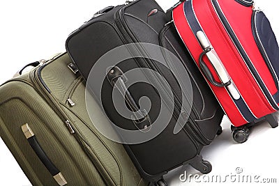 Suitcase luggage Stock Photo