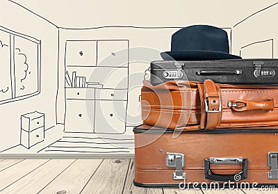 Suitcase Luggage Stock Photo