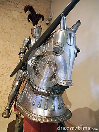 Suits of Armour, Segovia, Spain Stock Photo