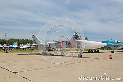 Sukhoi Su-24 Editorial Stock Photo