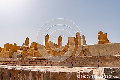 Sukkur Sateen Jo Aastan Tomb of Seven Sisters 61 Stock Photo