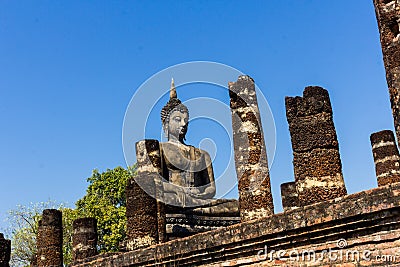 Sukothai history park Stock Photo