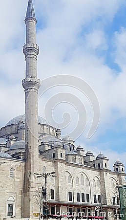 The Suleyman Fatih Mosque in the city of Istanbul. Stock Photo