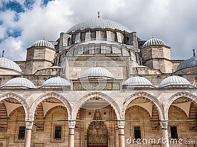 Suleyman Mosque In Istanbul Stock Photo