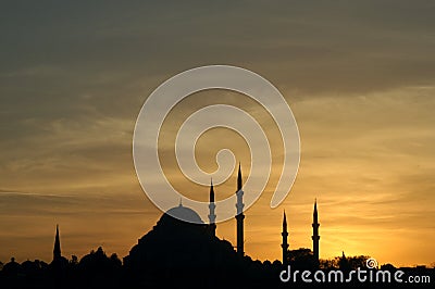 Suleymaniye Mosque Stock Photo