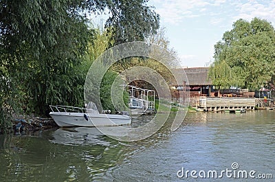 Sulina Danube delta hotel Stock Photo