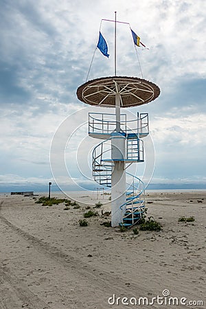 SULINA, DANUBE DELTA/ROMANIA - SEPTEMBER 23 : View of the look o Editorial Stock Photo