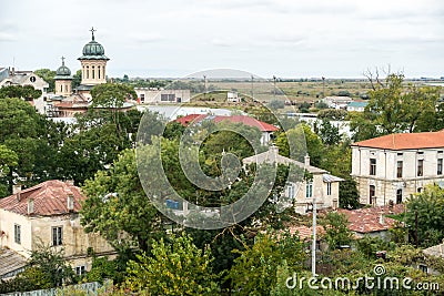 SULINA, DANUBE DELTA/ROMANIA - SEPTEMBER 23 : View from the old Editorial Stock Photo