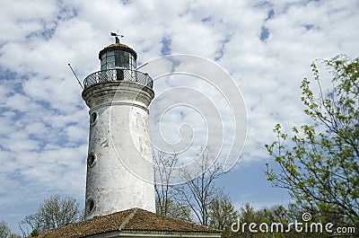 Sulina lighthouse Stock Photo
