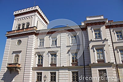 The Sulkowski Princes Castle in Bielsko-Biala Poland. Stock Photo