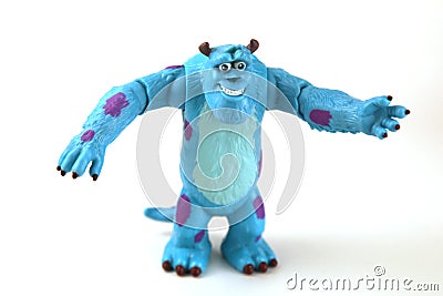 Sully the monster is a character from the movie series Monsters Inc Editorial Stock Photo