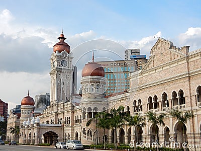 Sultan Abdul Samad Building in Kuala Lumpur Editorial Stock Photo