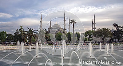 Sultanahmet Mosque Blue Mosque in Istanbul Editorial Stock Photo