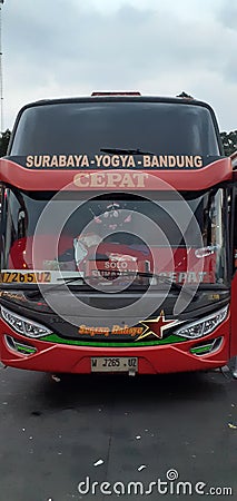 SUMBER KENCONO RACE TEAM - HINO RK-8JSKANHJ R260. Cicaheum, Bandung, West Java, Indonesian Editorial Stock Photo