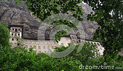 Sumela Monastery in Trabzon,Turkey Stock Photo