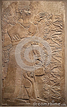 Sumerian annunaki Editorial Stock Photo