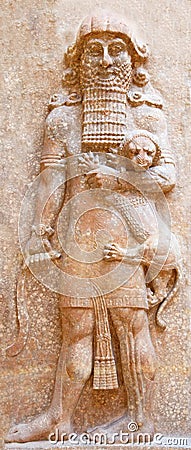Sumerian artifact Stock Photo