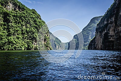 Sumidero canyon in Chiapas Mexico Stock Photo