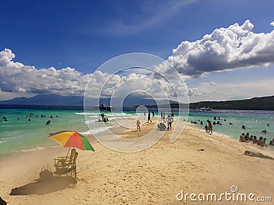 Sumilon Island, Cebu Editorial Stock Photo