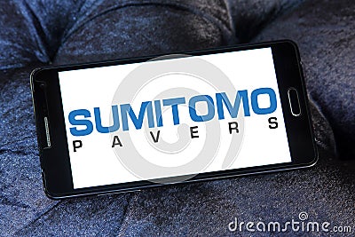 Sumitomo Construction Machinery logo Editorial Stock Photo