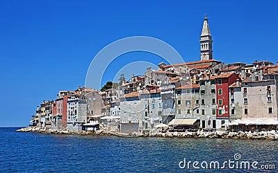 Summer on the Adriatic, Rovinj Stock Photo