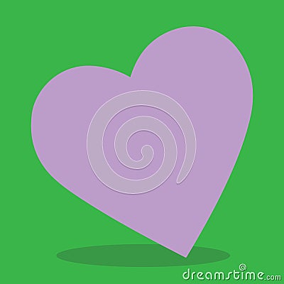 summer animals heart purple 14 Vector Illustration