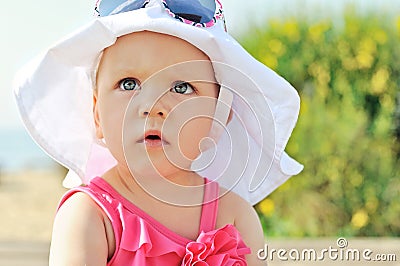 Summer baby Stock Photo