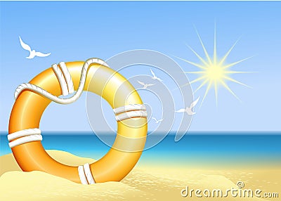 Summer background Vector Illustration