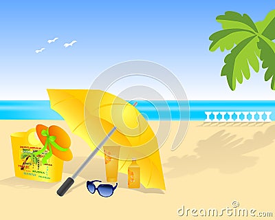 Summer Beach Cdr Vector Stock Photos Image 19871853 Summer Beach Cdr Vector Stock Photos Image 19871853